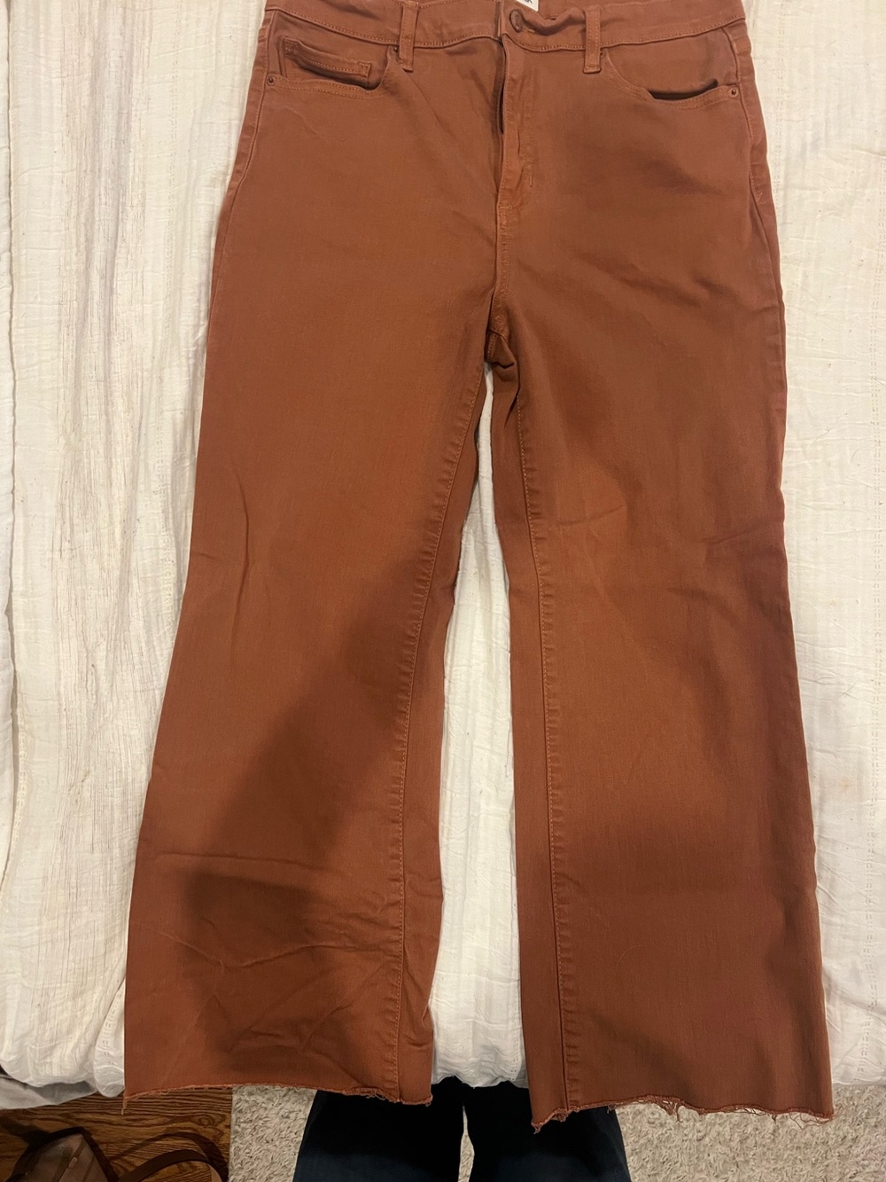 Women’s Wide-Leg Jeans in Rust by Sneak Peek - Picture 2 of 7